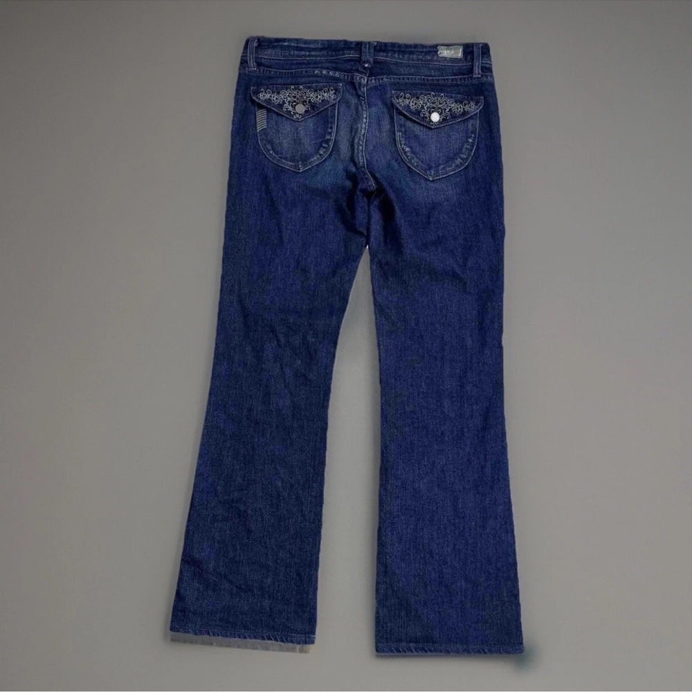Paige Jeans Bootcut Sz 29 Pico Low Rise Flap Pocket Cowgirl Country Festival Y2K